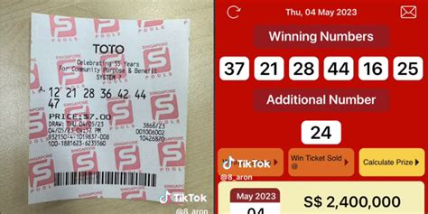 singapore lottery result|Singapore Toto Winning Numbers & Results .